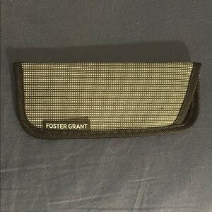 Foster Grant Black  Eyeglass Case